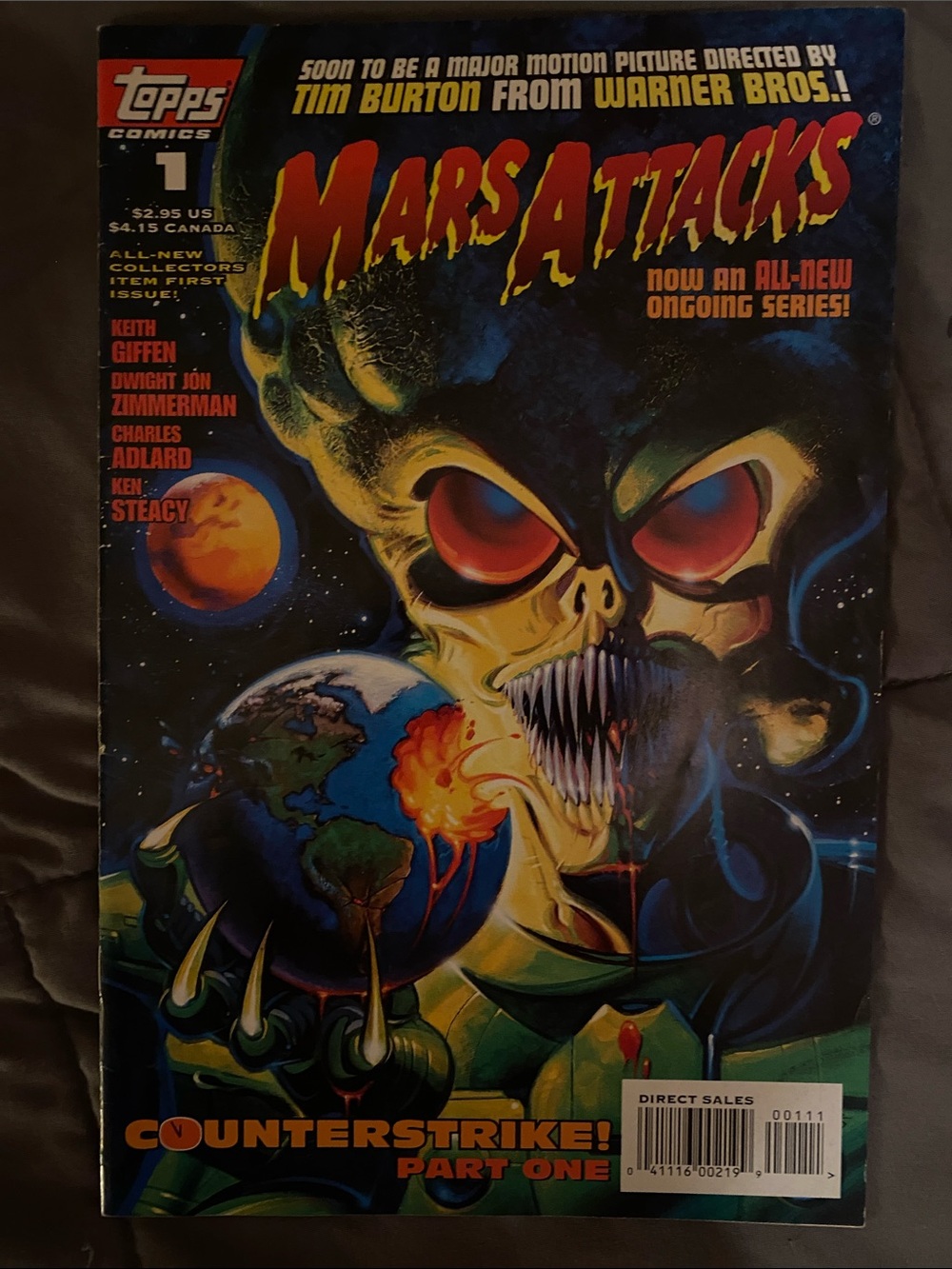 1995 Topps Mars Attacks Comic